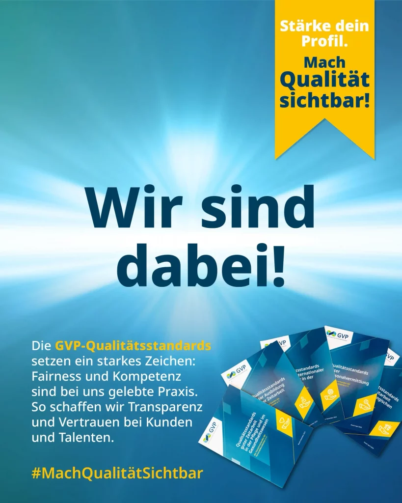PEDICON - GVP Qualtitätsstandards_Wir-sind-dabei
